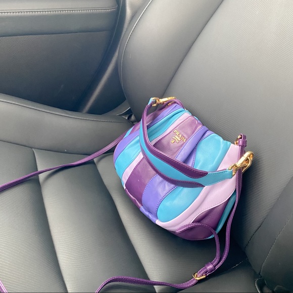 Prada Trembled Blossoms Shoulder Crossbody Bag - Picture 2 of 6